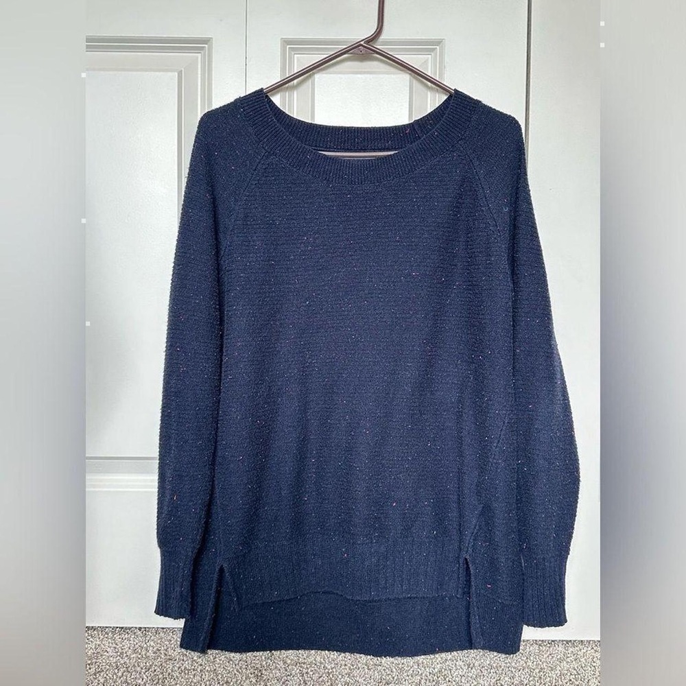Old Navy Women's Navy Blue Crew Neck Sweater